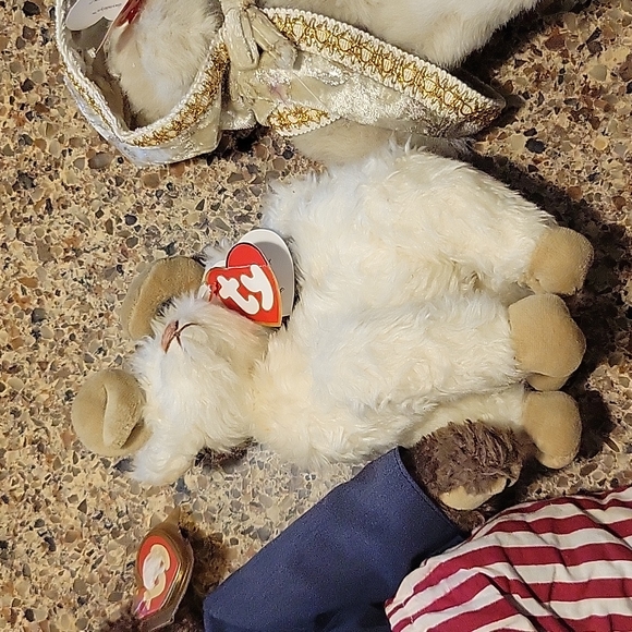 1993 bundle of Ty Beanie babies with 4 bonus non beanie Baby dolls plus case - Picture 3 of 16
